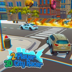 2 Player 3D City Racer